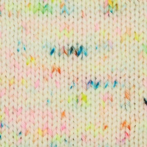 KnitPro Symfonie DK Weight Merino Wool Yarn 240yds, 100g, Neon Confetti | 100% Extrafine Merino, Hand Dyed, OEKO-TEX Certified, Superwash, Colorfast, #3 Yarn Skein for Knitting & Crochet - color: Neon Confetti
