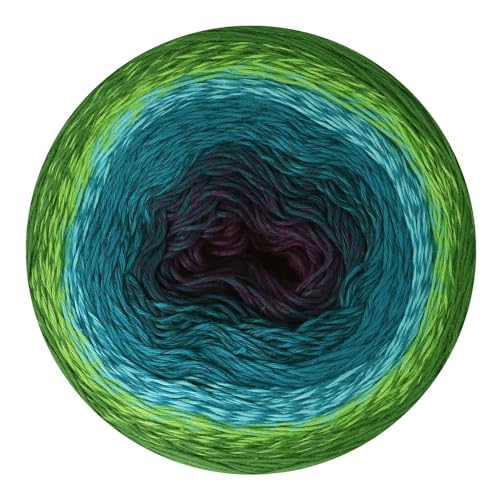 Scheepjes Cotton Whirl 1000m - 730 Berry Breeze Gradient Cotton Yarn - color: Berry Breeze