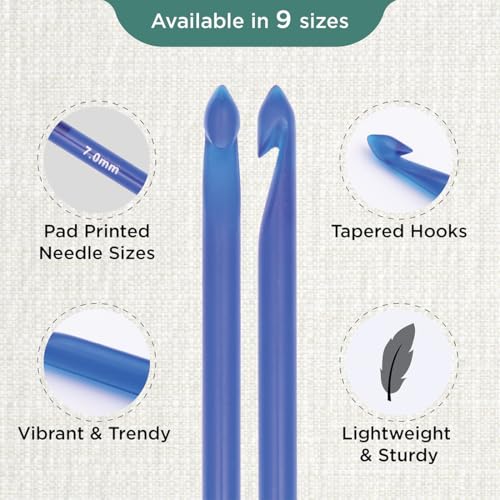KnitPro Trendz Double-Ended Crochet Hook | 7mm - size: 7mm