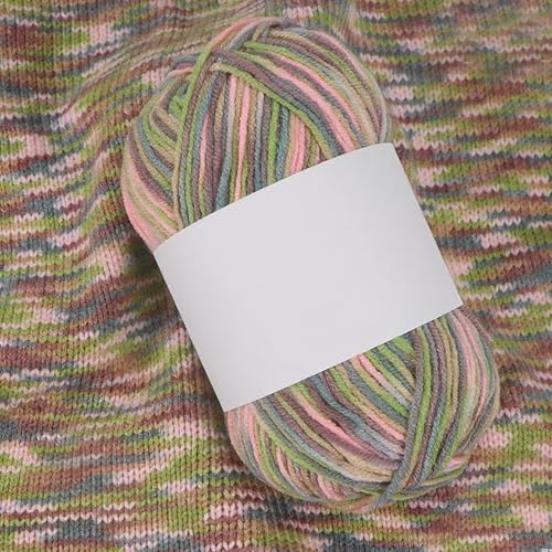 Threads for Knitting Yarn Crochet Yarn Rainbow for Crocheting Knitting Projects(Ladies' Pink) - color: Ladies' Pink