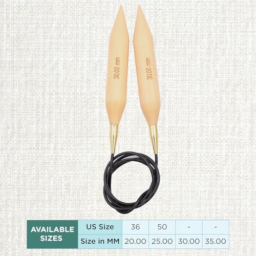 KnitPro Jumbo Fixed Circular Needles 47" (120cm) | 30.00mm - size: 30.00mm