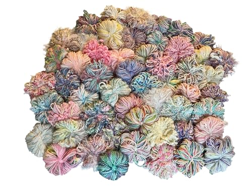 10 Pack of Assorted Light Colors/Pastel Novelty Yarn