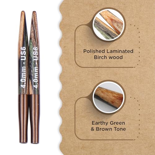 Knitter’s Pride Terra Interchangeable Needle 2""(5cm) - US 6(4mm) - size: 4.00mm