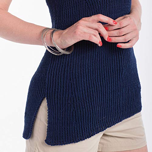 Patons Grace Yarn, 1.75 oz, Navy, 1 Ball - color: ['Navy'], size: 1.75 oz (1 Ball)
