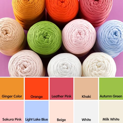 2 Pack Soft T-Shirt Yarn for Crochet, T Shirt Yarns for Crocheting Crafts, Bags, Basket, Coaster, Tshirt Yarns - 800 G/260 Yds with 1 Crochet Hook (2, Black Green) - color: Black Green