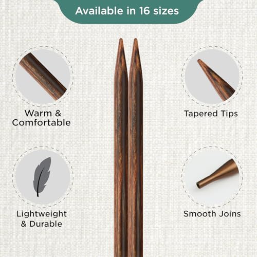 KnitPro Ginger Interchangeable Circular Needles 5" (13cm) | US Size 9 (5.5mm) - size: US 9 (5.5mm)
