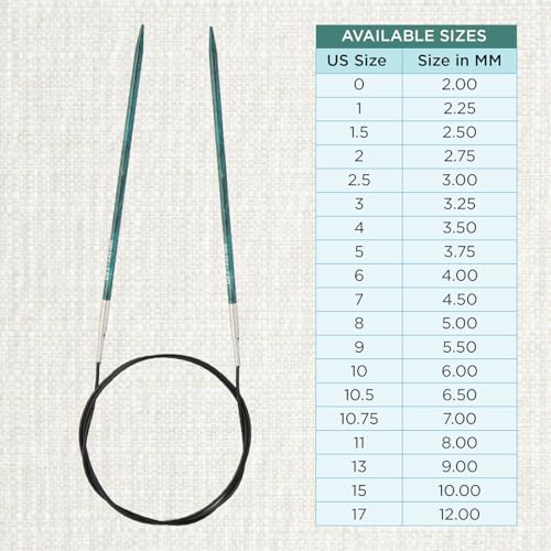 KnitPro Dreamz Fixed Circular Needles 16" (40cm) | US Size 3 (3.25mm) - size: US 3 (3.25mm)