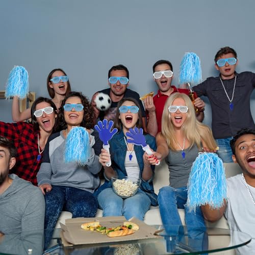 Realspring 148 Pcs Team Spirit Accessories for Sport Events - color: Blue White