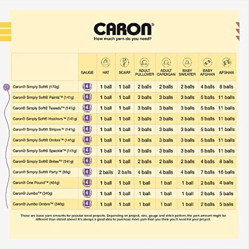 Caron Simply Soft Yarn for Crocheting & Knitting, Kelly Green, 3-Pack | #4 Worsted Medium, Soft 100% Acrylic Yarn for Crochet, Knitting, Blankets and Crafts, 315 Yards, 170.1g/6oz per skein - color: Kelly Green, style: Simply Soft