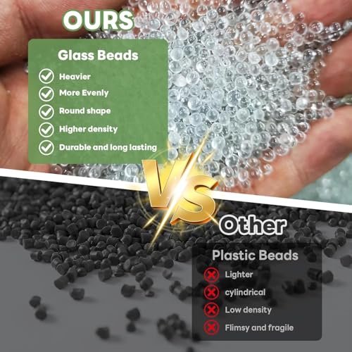 2.2LB Stuffing Beads, Premium Weight Stuffed Beads,Pellets Weighted Stuffing Bead with Black Eyes for Stuffed Animals, Bean Bags DIY Crafts