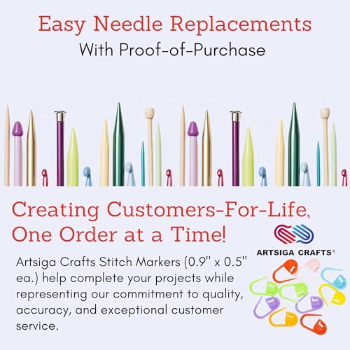 addi Skacel Click Rocket 2 Squared Sh. 3.5in. US 10.75 (7mm) Circular Tip | Uses addiClick Interchangeable System, Cubic Shape, Textured Finish, Rounded Edges, Sharp Tips, 10 Colorful Stitch Markers - size: US 10.75 (7.0mm), 3.5 in. (9cm)