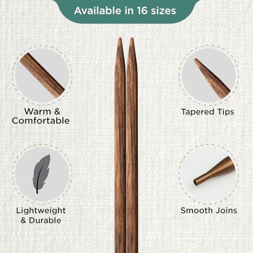 KnitPro Ginger Interchangeable Circular Needles 5" (13cm) | US Size 6 (4mm) - size: US 6 (4mm)