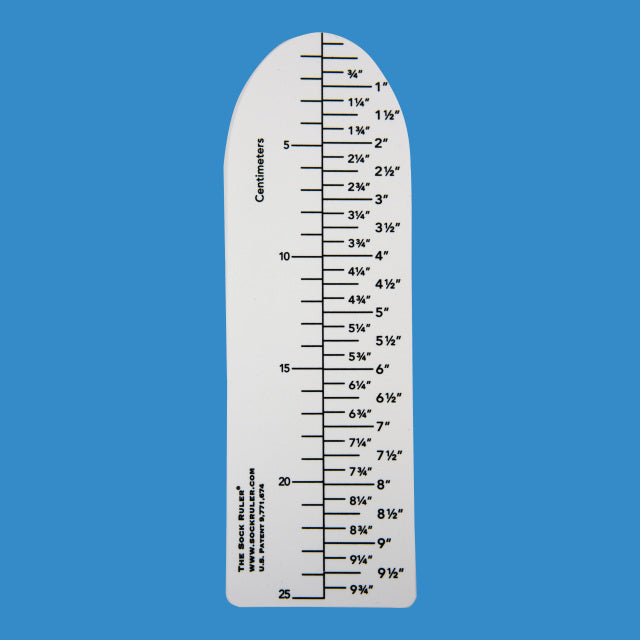 The Sock Ruler - Regular for Knitting Adult Socks
