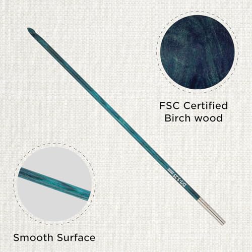 KnitPro Dreamz Afghan/Tunisian Crochet Hook | US Size D (3.25mm) - size: D (3.25 mm)