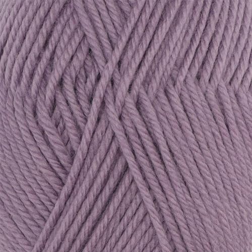 100% Superwash Wool Yarn 3 Skeins 150g DK Weight Knitting Crochet D. Lilac | Sourced from Peru for breathable warmth and 327yd total length per 150g pack ideal for soft baby garments hats and sweater - color: Dreamy Lilac