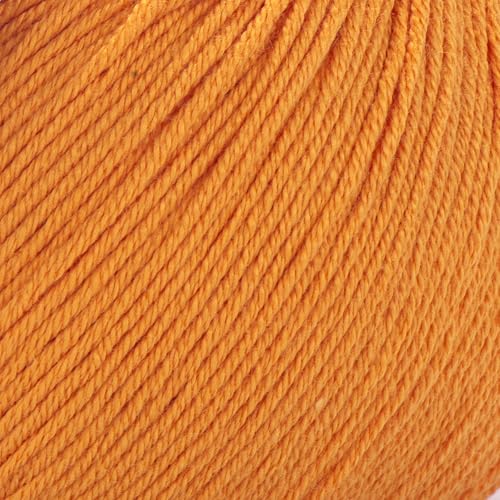 YarnArt Baby Cotton Yarn 4-Pack – Soft Knitting Yarn for Baby & Summer, 50% Cotton 50% Acrylic, 1.76 Oz Each, 180.44 Yds/Skein – Ideal for Amigurumi & Crochet Projects (425) - color: 425