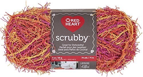 Red Heart Scrubby Yarn - Zesty - color: Multicolor