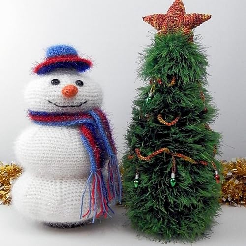 Estako Eyelash Yarn, Soft Fuzzy Faux Fur for Crochet and Knitting, White | 100% polyester, 3.53 oz, 153 yds, lei making, fringe trim, 4-5 mm needles, 3 mm hook, amigurumi, blankets, hats, rugs - color: 1208 - White, size: 1 Skein