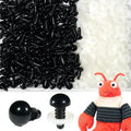 SEVENSUN 10mm Safety Eyes for Crocheting, 300pcs Black Crochet Eyes for Crochet Animals, amigurumi Eyes for Crafts, Craft Doll Eyes for amigurumi Stuffed Animals Eyes - size: 10mm