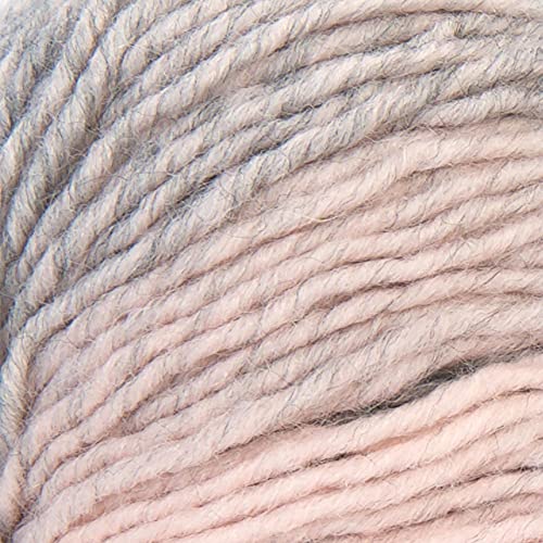 Lion Brand Yarn (1 Skein) Scarfie Bulky Yarn, Pink/Silver | Bulky Acrylic Wool Blend Knit & Crochet Fiber for Self-Striping Scarves, Colorful Cardigans, Chunky Blankets, Hats - color: Pink/Silver, size: 1 Pack