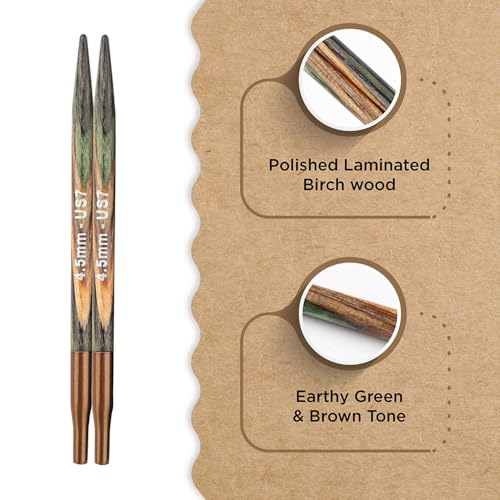 Knitter’s Pride Terra Interchangeable Needle 4""(10cm) - US 7(4.5mm) - size: 4.50mm