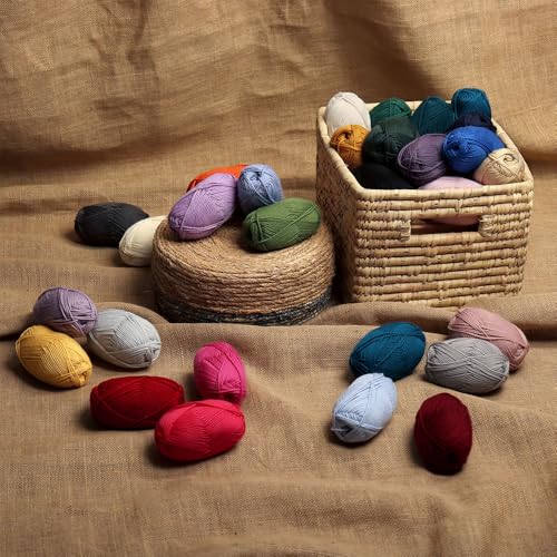 100% Superwash Wool Yarn 3 Skeins 150g DK Weight Knitting Crochet Burgundy | Sourced from Peru for breathable warmth and 327yd total length per 150g pack ideal for soft baby garments hats and sweater - color: Burgundy