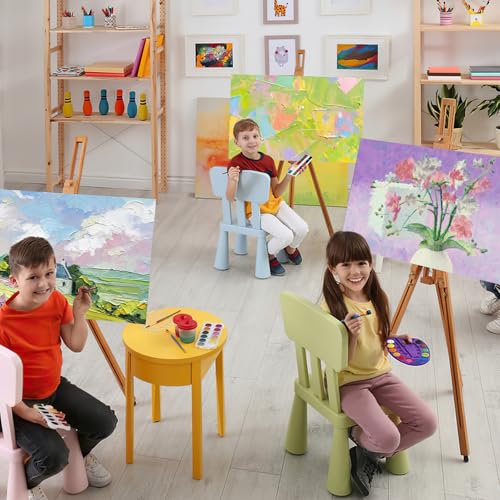 20 Pack Trifold Poster Board (26" x 17"), Single-Sided White Poster Board for Science Fairs, School Projects, Graduation Party, Event Displays, and Business Presentations - color: Single-sided white