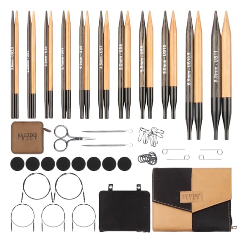 Knitter's Pride Day & Nite Interchangeable Needle Set 5""(13cm) - Regal - size: Set of 11 - 5" (13cm)