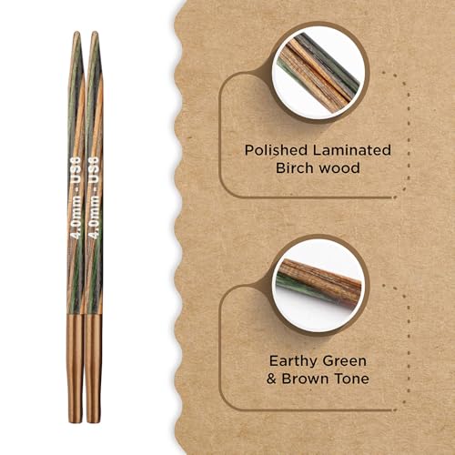 Knitter’s Pride Terra Interchangeable Needle 4""(10cm) - US 6(4mm) - size: 4.00mm