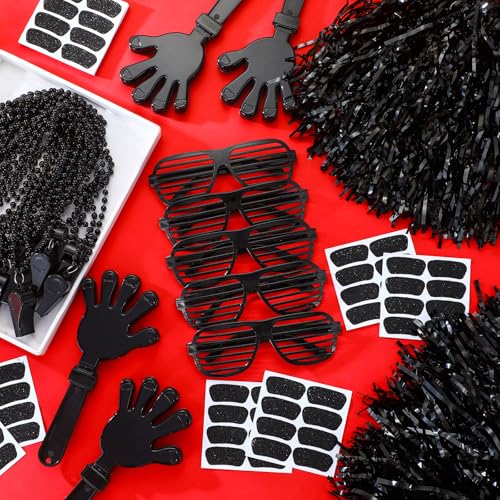 Realspring 148 Pcs Team Spirit Accessories for Sport Events - color: Black