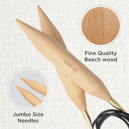 KnitPro Jumbo Fixed Circular Needles 47" (120cm) | 35.00mm - size: 35.00mm