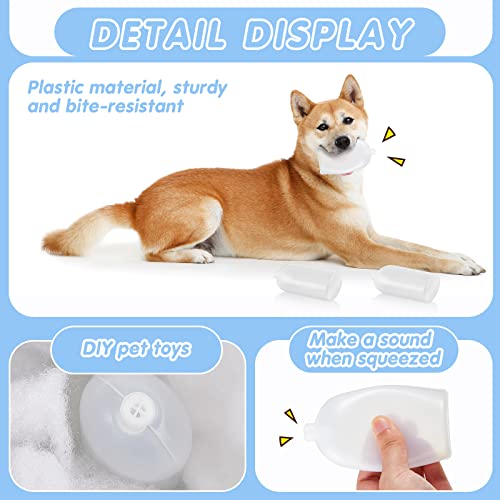 Deekin 28 Pcs Large Replacement Squeakers for Dog Toys 50mm 30mm 27mm Noise Maker Bulk Pet for Repair Squeaky Cat Fix Insert Supplies (50mm) - style: 50mm