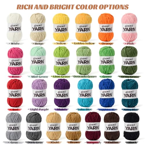 3 Pack Fluffy Chenille Yarn for Crocheting, Chunky Velvet Yarns for Crochet Amigurumi, Baby Yarn for Crocheting Soft Blanket, 262.4yds /10.5 oz Bulky Yarns for Crafts/Hats/Shoes/Socks (3 Khaki) - color: 3 Khaki