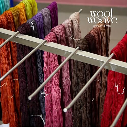 Woolweave Worsted Weight Yarn - 100% Extrafine Merino Wool Yarn for Knitting & Crocheting - Hand Dyed, Ultra-Soft & Warm - 100g Skein, 180 Yards - Machine Washable - color: Beach House