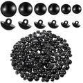 320 PCS Sew On Safety Eyes Buttons, Crochet Eyes for Animals 8mm to 15mm Plastic Mushroom Domed Sewing Doll Eye for Crafts for DIY Stuffed Animals Amigurumis Crochet Doll Making