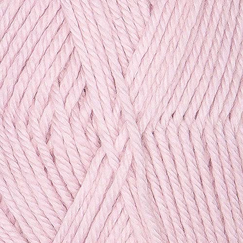 100% Superwash Wool Yarn 3 Skeins 150g DK Weight Knitting Crochet Baby Pink | Sourced from Peru for breathable warmth and 327yd total length per 150g pack ideal for soft baby garments hats and sweater - color: Baby Pink