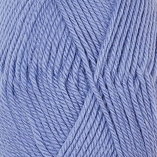 100% Superwash Wool Yarn 3 Skeins 150g DK Weight Knitting Crochet P. Blue | Sourced from Peru for breathable warmth and 327yd total length per 150g pack ideal for soft baby garments hats and sweater - color: Placid Blue