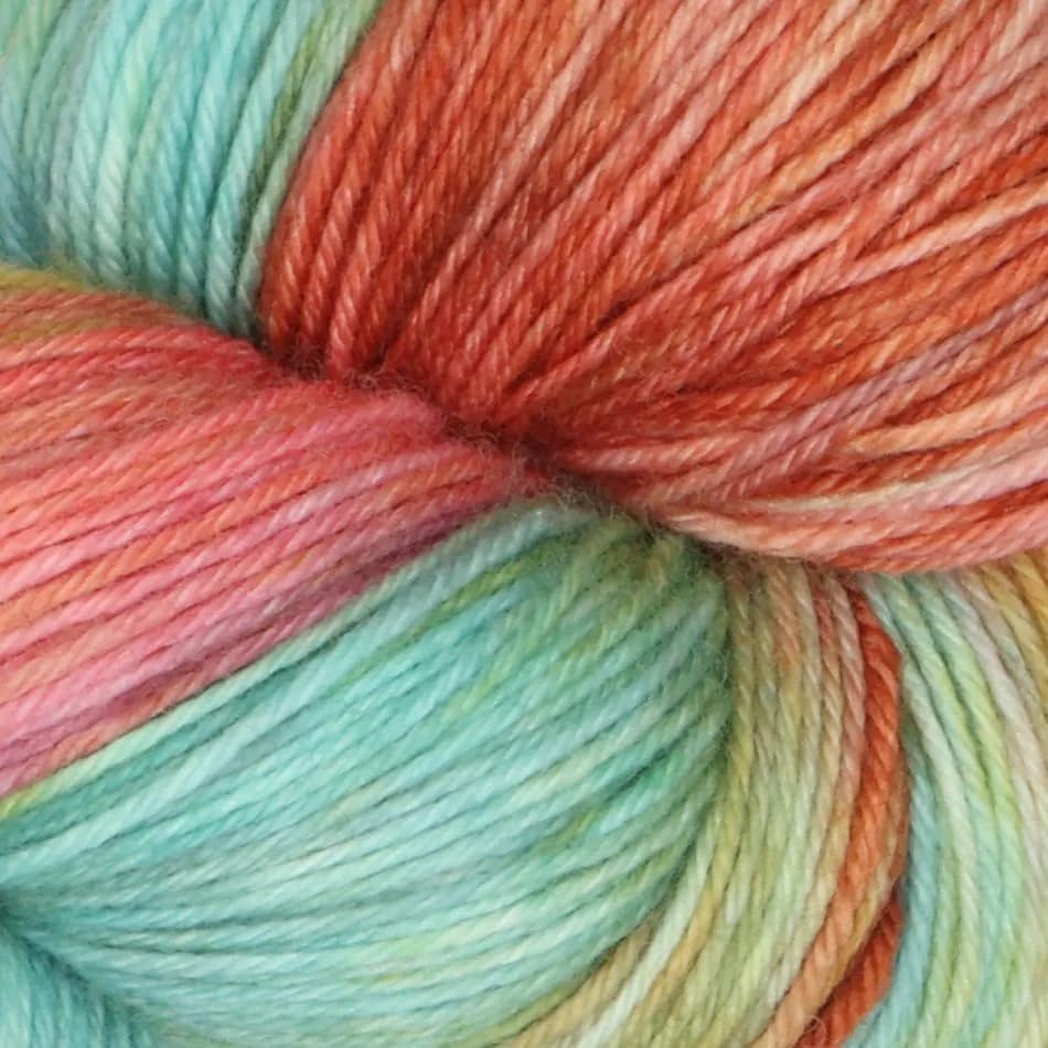 KnitPro Symfonie Fingering Weight Merino Wool Yarn 100g, Mystic Lagoon | 75% Extrafine Merino & 25% Polyamide, 438yds, OEKO-TEX Certified, Superwash, Colorfast, #1 Yarn Skein for Knitting & Crochet - color: Mystic Lagoon