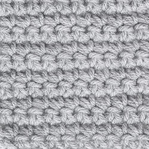 Caron One Pound Soft Yarn for Crocheting & Knitting, Soft Graymix, 2-Pack | #4 Worsted Medium, Soft 100% Acrylic Yarn for Crochet, Knitting, Blankets and Crafts, 812yds, 453.6g/16oz per skein - color: Soft Graymix, size: 2 Pack