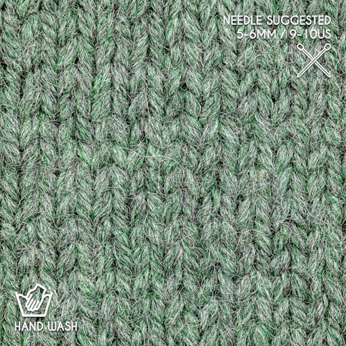 Bulky Alpaca Yarn Set, Soft 100% Baby Alpaca, 6 Skeins, 328 Yards, Emerald - color: Emerald, size: Bulky - 1.75 oz = 54yds