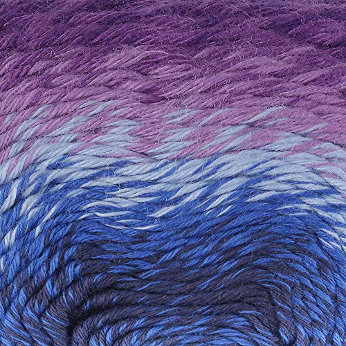 JubileeYarn Ombré Blast Yarn - 220g/cake Baby Weight Cotton - Shadowthrone - 1 Cake - color: 115 Shadowthrone, size: 1 Cake