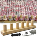 Chunky Blanket Loom Knitting Set, 1PCS Refill Chunky Yarn Blanket Knit Loom with Anti-Slip Pads, 13in/33cm Wooden Loom for Chunky Blanket, Chunky Knit Blanket Crochet Loom for Beginners - size: 1PCS Knitting Loom 13in(33cm)