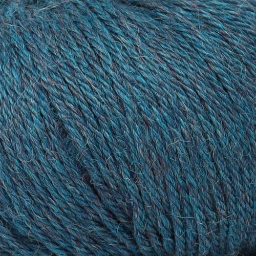 100% Baby Alpaca Yarn 6 Skeins 300g DK Weight Knitting Crochet Aqua Blue | Made in Peru with natural warmth and softness featuring 654yd of premium fiber ideal for scarves shawls sweaters and more - color: Aqua Blue, size: DK - 6 Skeins