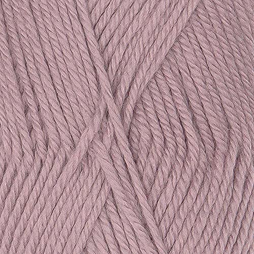 100% Superwash Wool Yarn 3 Skeins 150g DK Weight Knitting Crochet A. Rose | Sourced from Peru for breathable warmth and 327yd total length per 150g pack ideal for soft baby garments hats and sweater - color: Antique Rose