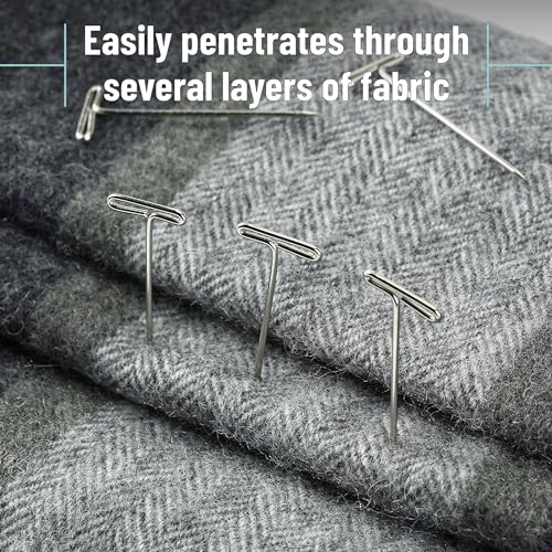 Mr. Pen- T-Pins Bulk, 440 Pack, 5 Sizes, Straight Wigs Pins | Sewing T-Pins for Blocking Knitting, Wig Making and Crafts, Sewing & Office Wall - size: 440 Pack