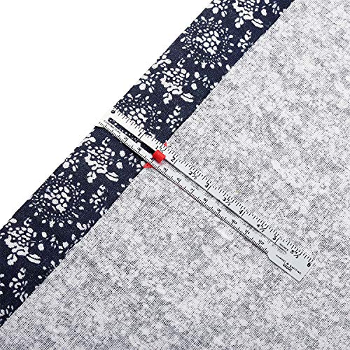 3 Pieces Seam Measure Gauge Sewing Ruler Sewing Gauge Tool Metal Fabric Quilting for DIY Fabric Crafts Knitting Hemming Measuring Supplies, 3 Styles