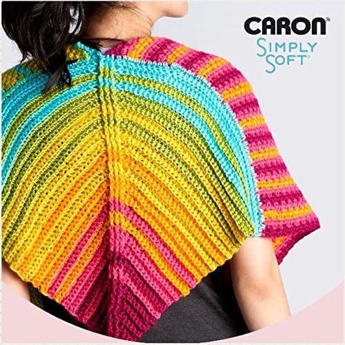 Caron Simply Soft Yarn for Crocheting & Knitting, Feathered Gray, 3-Pack | #4 Worsted Medium, Soft 100% Acrylic Yarn for Crochet, Knitting, Blankets and Crafts, 315 Yards, 170.1g/6oz per skein - color: Feathered Gray, style: Simply Soft