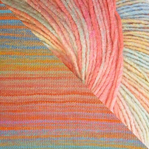 Sirdar Jewelspun Aran - Citrine Sunrise (849) - 200g - color: Citrine Sunrise