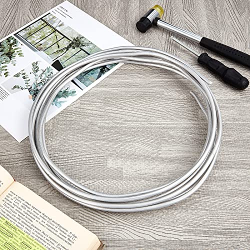 Pelopy Aluminum Armature Wire Bendable Sculpting, Silver, 1/8 Inch,50ft | Thick Metal Wire for Dolls and Floral Designs, Jewelry Making and Weaving Crafts, Holds Shape Well for Art Projects - size: 1/8 Inch,50ft