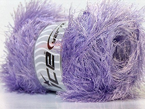 100 Gram Light Lilac Eyelash Yarn Ice Fun Fur